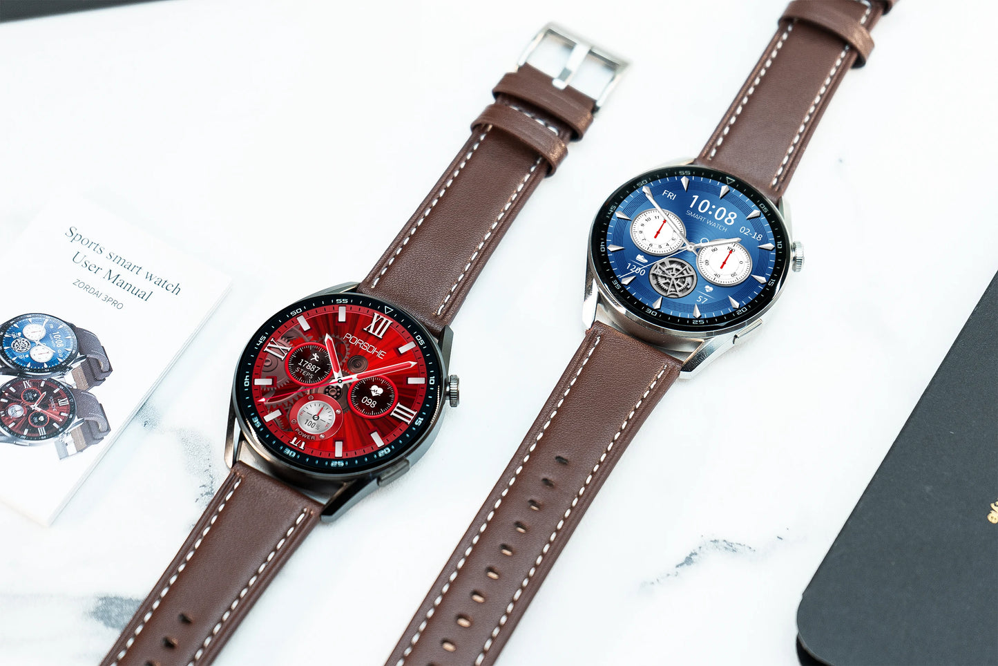 2025 Original Men's smartwatch BT call NFC AI voice assistant Health monitoring Breathing exercises Circular Sports watch