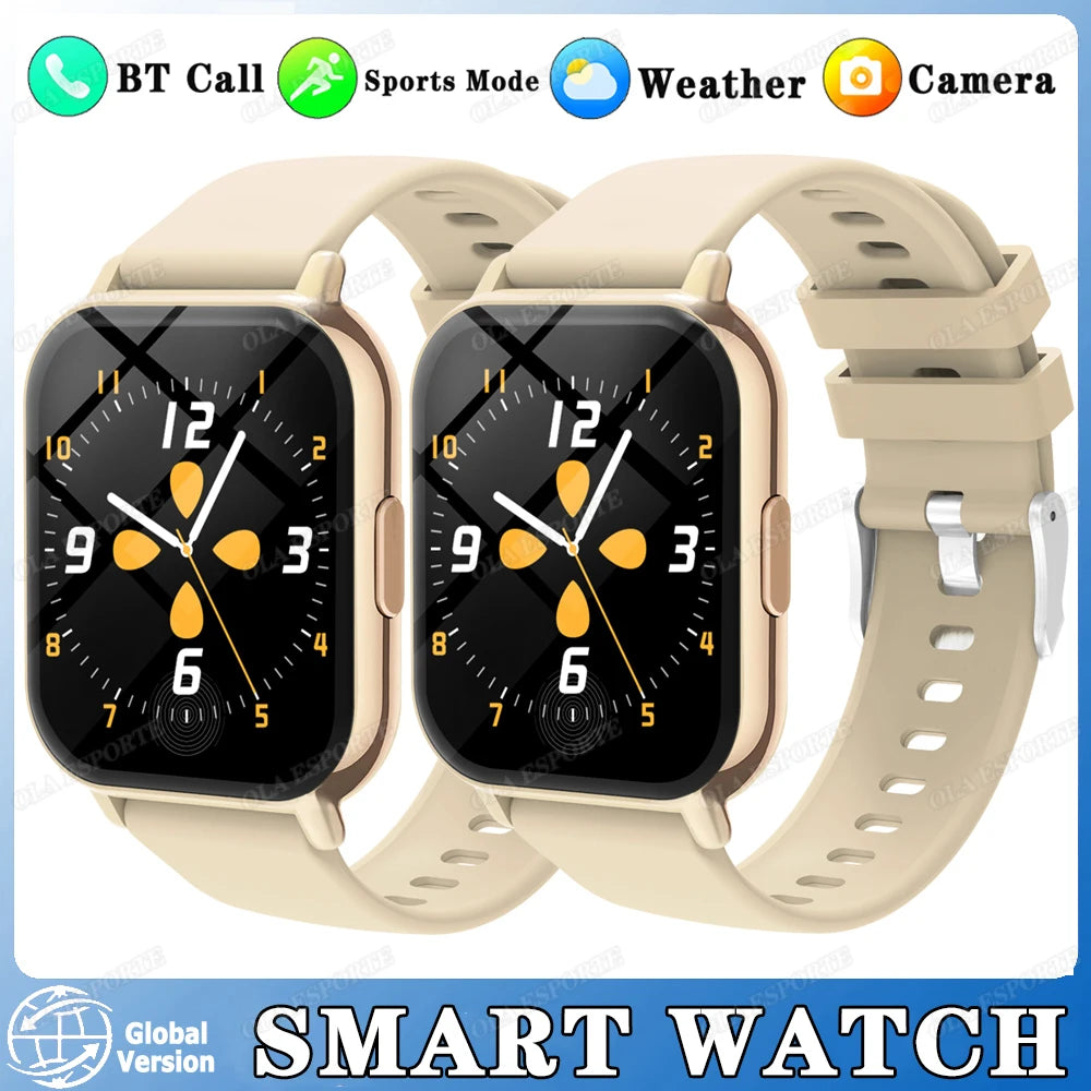 New Women Bluetooth Call Smart Watch Heart Rate Menstrual Tracking Health Smartwatches Waterproof Men Smartwatch For Android IOS