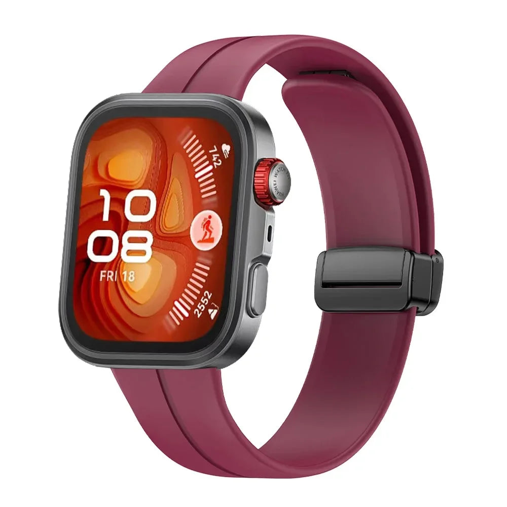 Silicone Strap for Huawei Watch Fit 4 3 Smartwatch Magnetic Comfortable Breathable Wristband Huawei Watch Fit 4 Pro Accessories