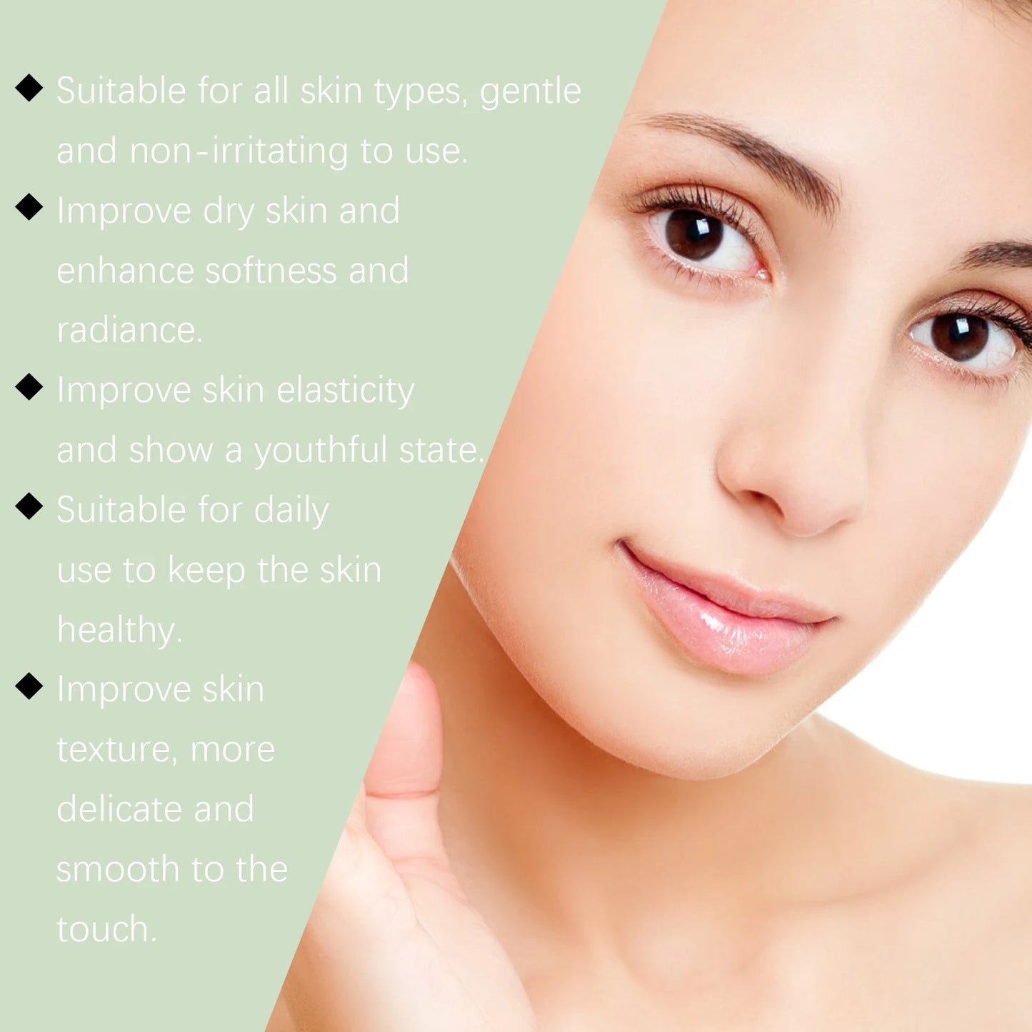 Hyaluronic Acid Face Cleanser Gel for Sensitive Skin Deep Pore Cleansing Makeup Remover Moisturizing Non Drying Formula 100ml