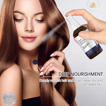 Hair Care Spray Nourishing Damaged Repair Essential Oil Curly Professional Anti-Frizz Improving Dryness Women Hair Growth Spray