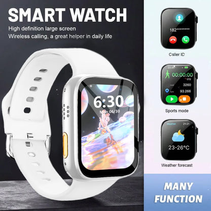 2.01" Large Screen Smart Watch (Unisex) – Calls, Alerts, Fitness, Camera Control, Music, Weather & More Modes. Ultra Value, A Mu