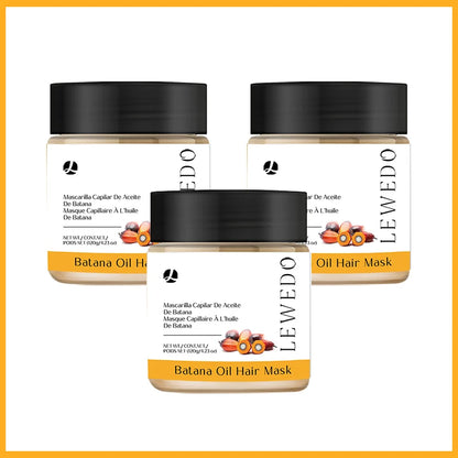 Lewedo Batana Mask Traction Alopecia Thicken Oil Hair Conditioner Oil Hair Care Strengthening Grease Anti Break Repair Care