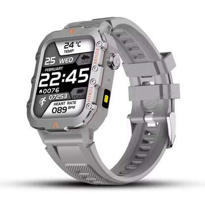 2025 Military Smartwatch GPS Men Flashlight Waterproof Outdoor Sport Tracker HD Bluetooth Calls Smart Watch New For Android IOS