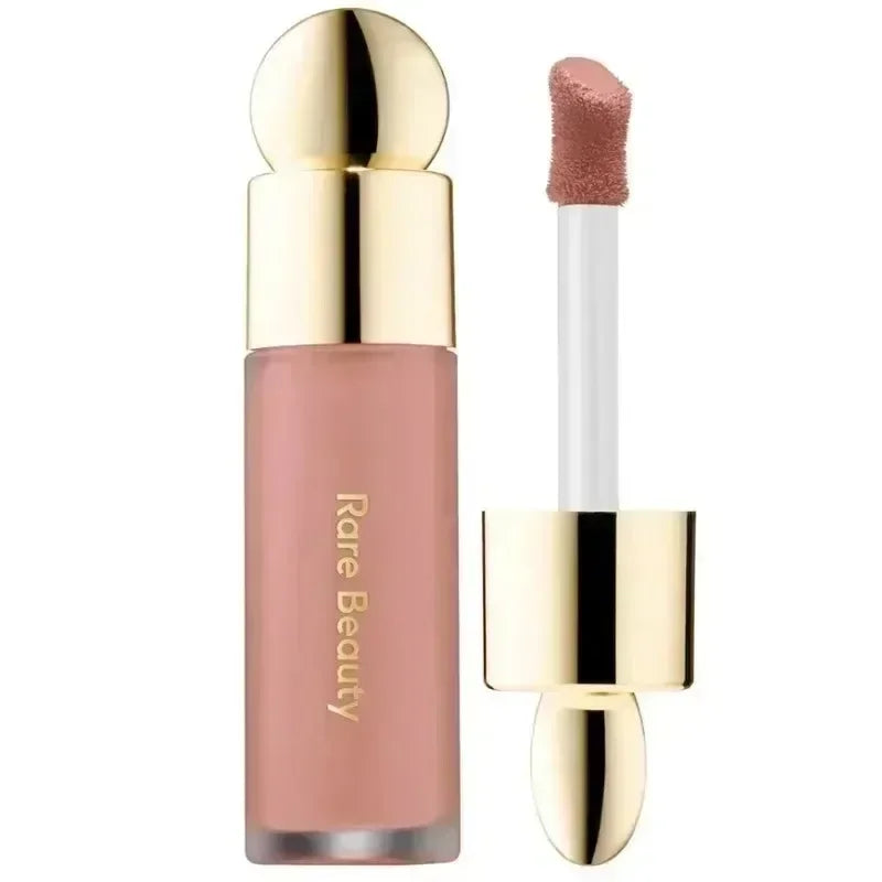 New Fashion ROSE BEAUTY Setting Powder With Mirror Liquid Blush Moisturizing Dual-use Waterproof Lip Glaze Rouge Smooth Makeup