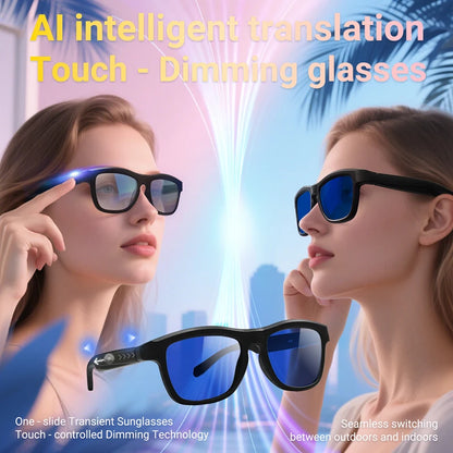 Xiaomi Smart Glasses AI Translation Slide Touch Color Change UV Protection Sunglasses Bluetooth Call Music Glasses For Men Women
