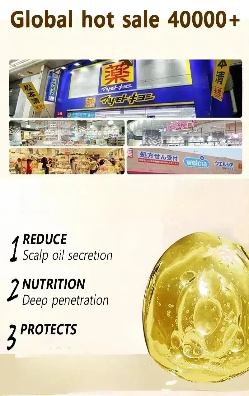 Natural Anti Gray Hair Serum | Nourishing Hair Care Remedy - Repair White & Darkening Hair