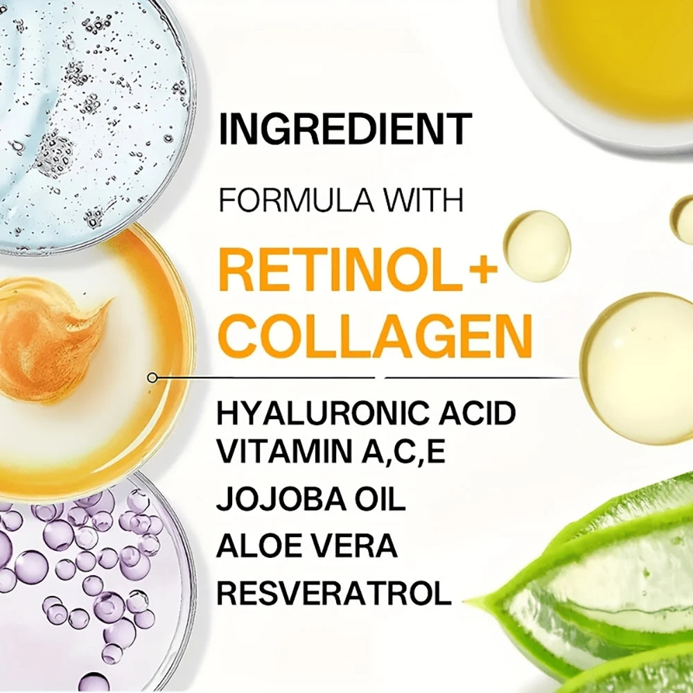 CLAFACES Retinol Cream | Contains 5% Arbutin + Hyaluronic Acid Gold Combination | Super Anti-Aging Cream | Hydrating