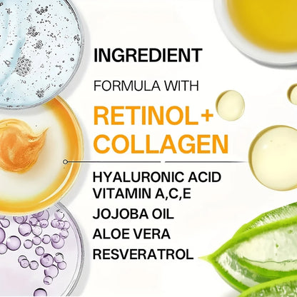 CLAFACES Retinol Cream | Contains 5% Arbutin + Hyaluronic Acid Gold Combination | Super Anti-Aging Cream | Hydrating