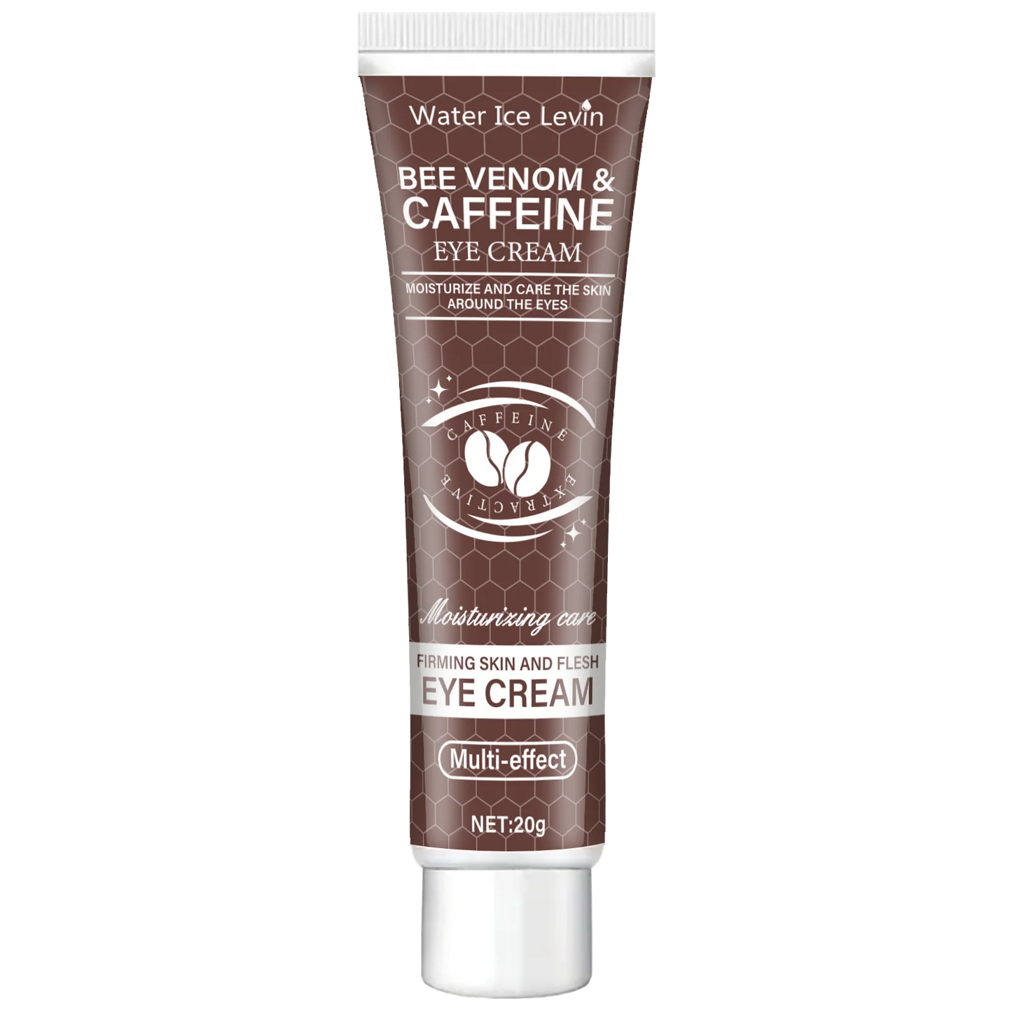 Bee Venom and Caffeine Eye Cream for All Skin - 20g, Deeply Nourishes and Tightens, Contains Aloe Vera and Avocado, Alcohol-Free