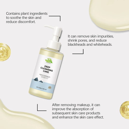 Cleansing Facial Oil: Moisturizing, Gentle Formula for Deeply Cleansing Pore Impurities & Skin Care