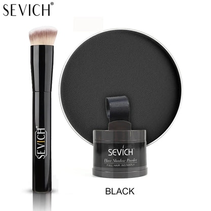 SEVICH Root Touch Up Hair Powder With Brush Hair Loss Concealer For Thinning Hair Women Men Root Cover Up Hairline Shadow Powder
