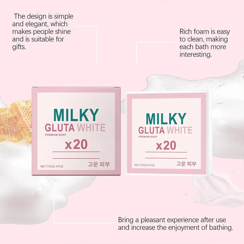 Natural Lotion Milk Cleaning Soap Whitening Skin, Deep Cleansing And Nourishment Excess Oil Moisturizing Fragrance Milk Soap