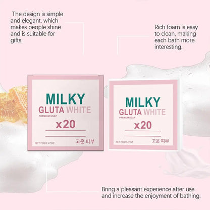 Natural Lotion Milk Cleaning Soap Whitening Skin, Deep Cleansing And Nourishment Excess Oil Moisturizing Fragrance Milk Soap