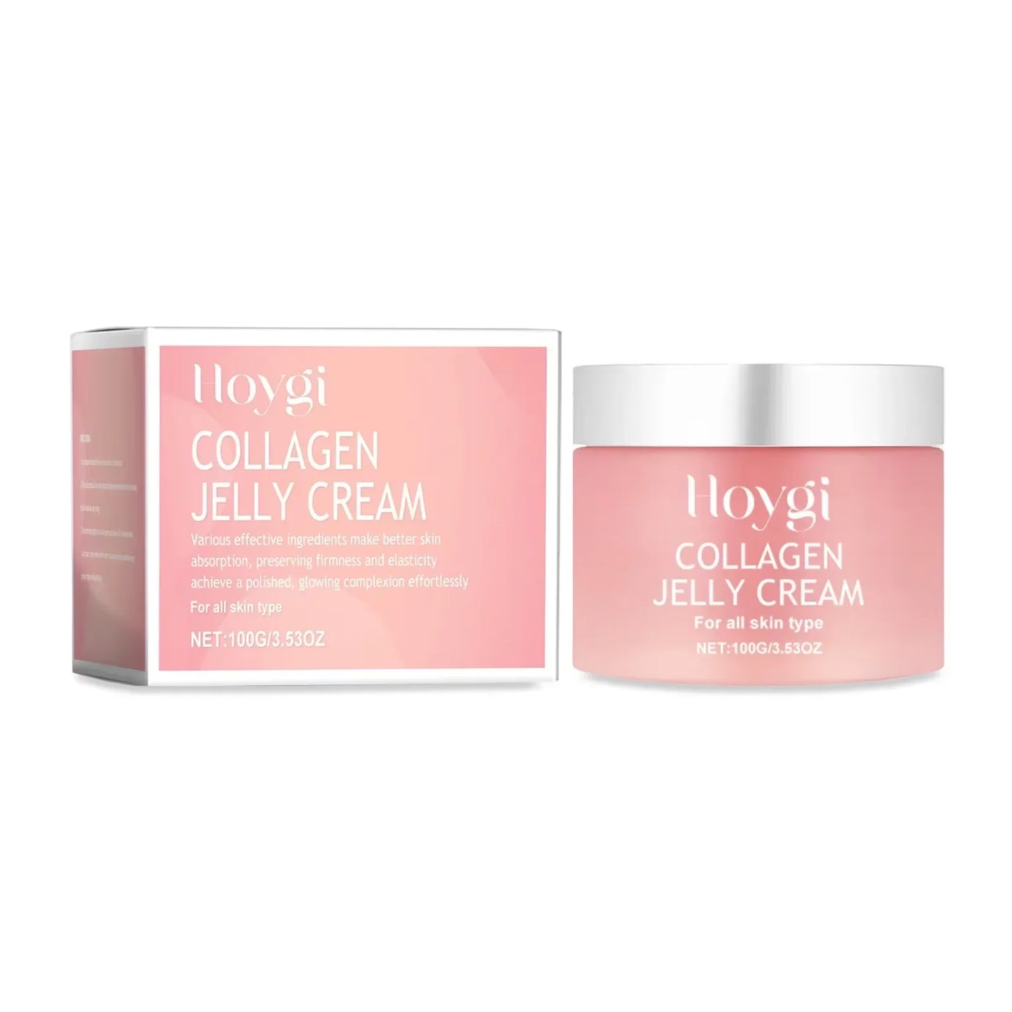 Collagen Jelly Cream Niacinamide Tightening Soothing Moisturizing Anti-Aging Firmness Hydration Skincare 100ml Face Gel