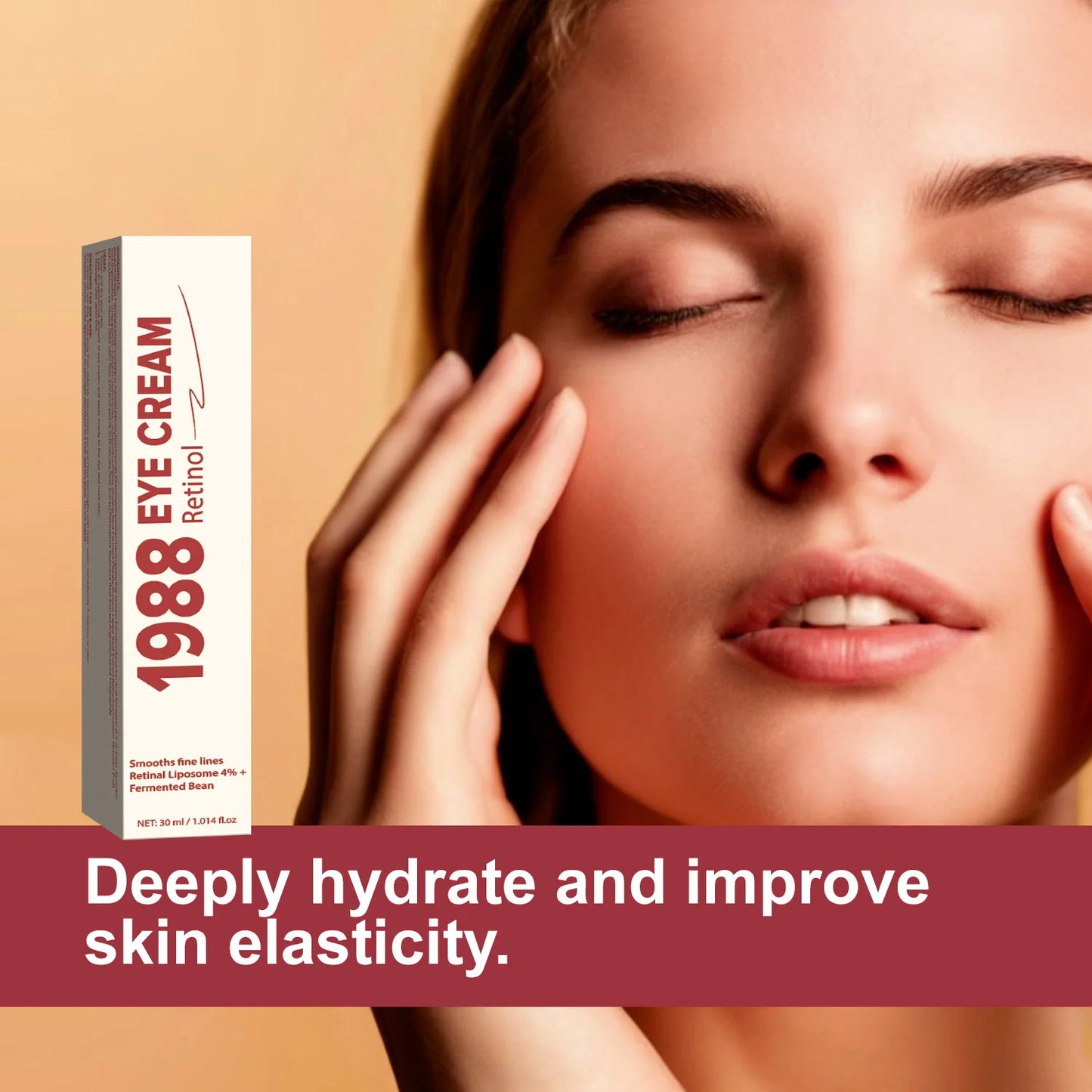 30ML Retinol Eye Cream Reduces Fine Lines And Dark Circles Brightens Skin Around Eyes Deeply Moisturizes Firming Eye Cream