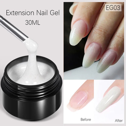 Born Pretty 15ml Aurora 3D Shaping Non Stick Hand Nail Extension Gel Soak Off UV LED For Nail Building Manicure Construction Gel