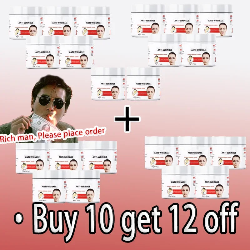 Instant Anti Wrinkle Aging Effect Remove Facial Wrinkles Fade Fine Lines Firming Tightening Face Skin Care Korea Cosmetic