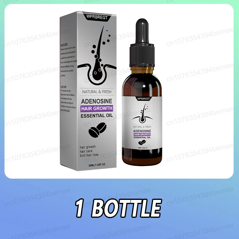 Adenosine Hair Growth Serum Essence Solution Oil Products Activator Fast Baldness Treatment Hereditary Seborrheic Alopecia Loss