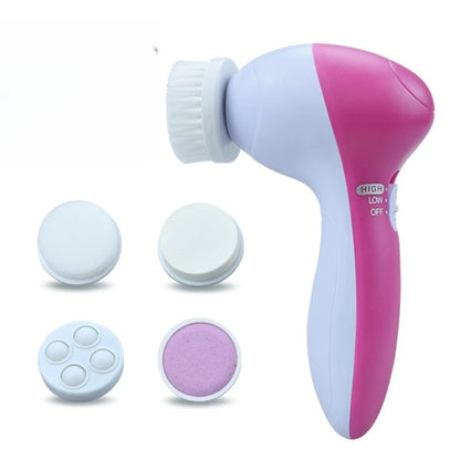 Ultrasonic Face Cleanser Tool, 5 in 1 Electric Skin Care Massager for Deep Pore Cleansing, Removing Dead Skin Cells