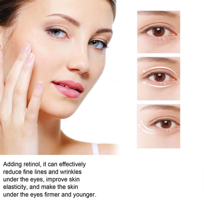 Retinol Eye Cream Anti Dark Circles Reduce Eye Fine Lines Remove Melanin Deep Moisturizing Firming Eyes Bags Care Essence Stick