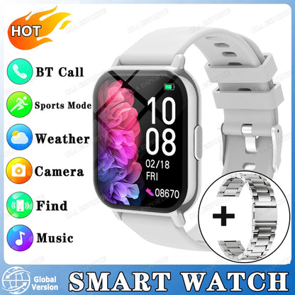 New Women Bluetooth Call Smart Watch Heart Rate Menstrual Tracking Health Smartwatches Waterproof Men Smartwatch For Android IOS