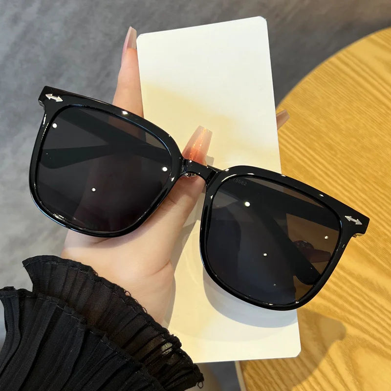 New Vintage Rectangle Glaases Frame Men Women Brand Designer Square Sunglasses Frame Fashion Luxury Sun Glasses Oculus UV400