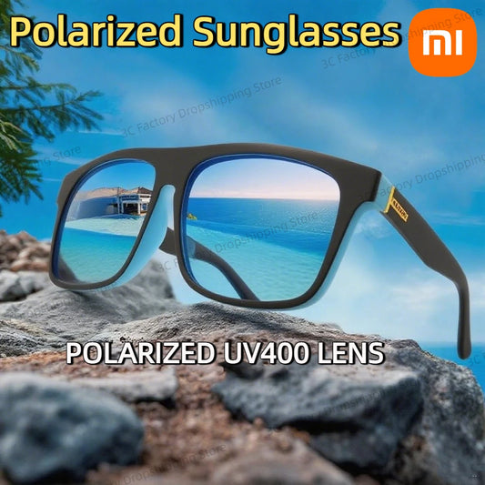 XIAOMI UV Protection Polarized Sunglasses High-End Fashion Outdoor Fishing Cycling Retro Designer Sun Glasses UV400 Eyewear 2025