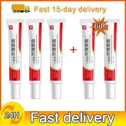 Six Peptide Wrinkle Remover Face Cream Instant Firming Lift Anti-Aging Fade Fine Lines Whitening Moisturizing Smooth Skin Care