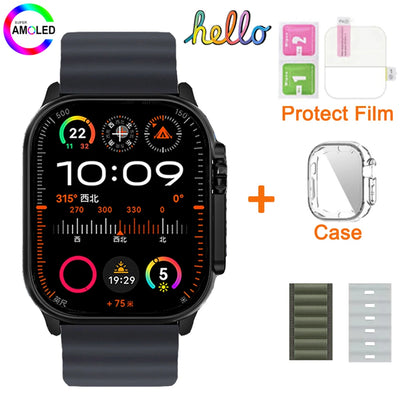 Hello Watch 3 Plus Gen 2 SmartWatch DeepSeek 2025 Original 49mm AMOLED 4G ROM NFC GPT Compass Photo Album Local Music Men Watch