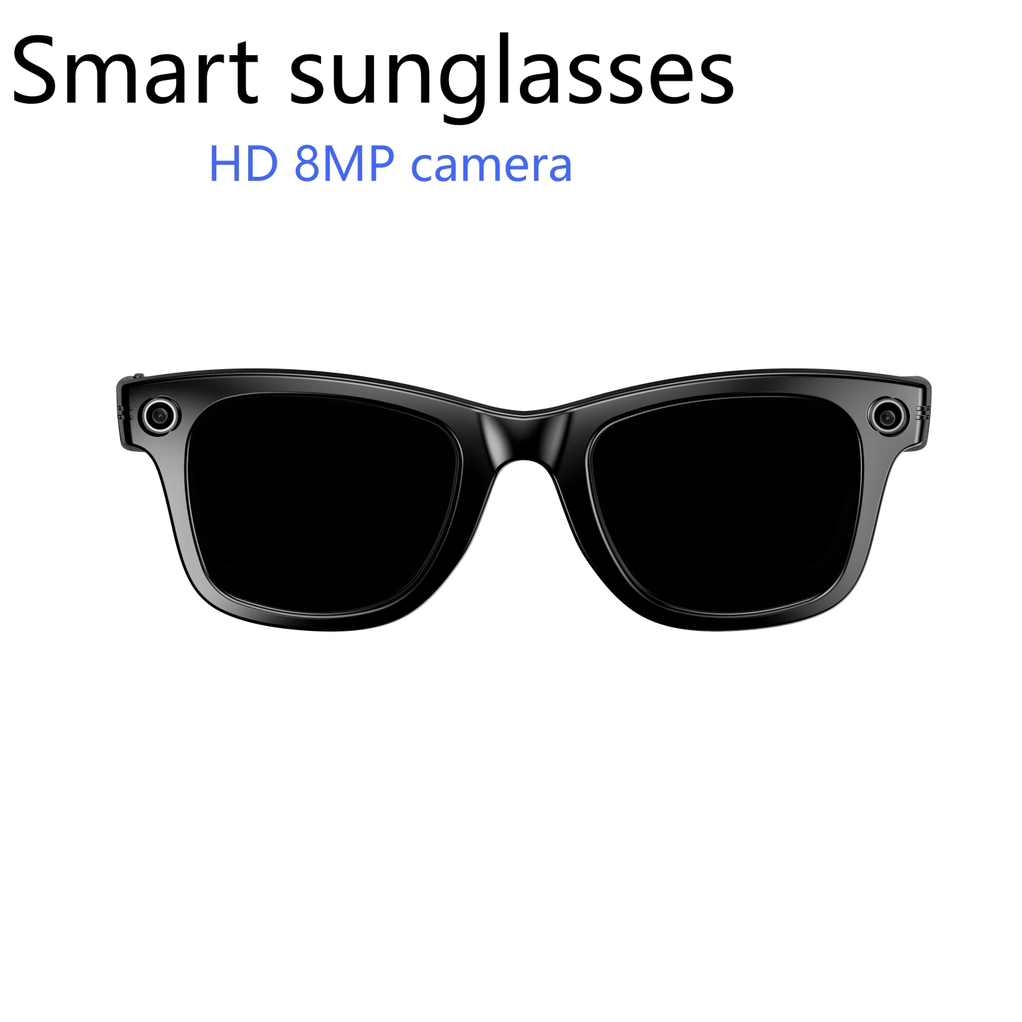 New Camera Glasses 800w Pixel 4K UHD Camera Recording Noise Reduction Ai Recognition Translation Anti Blue Light Smart Glasses