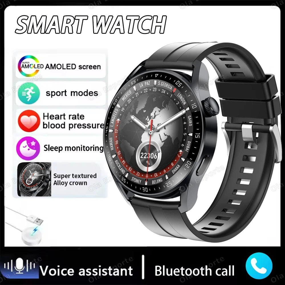 New Watch 4 Pro Upgrade Smart Watch 2025 Watch 4 Series Heart Rate Sleep Health Monitoring BT Call Sports Waterproof Smartwatch