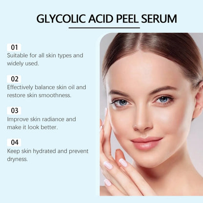 Glycolic Peel Serum New Facial Care Serumimprove Skin Moderate Ability light Texture penetrate Deeply Into The Skin 30ml