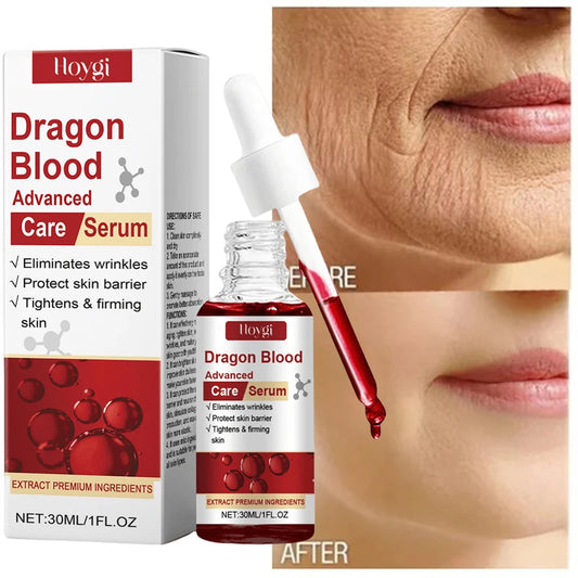 Dragon Blood Advanced Serum Effective Resist Aging Tighten Skin Reduce Wrinkles Brighten Skin Tone Improve Dullness Face Essence
