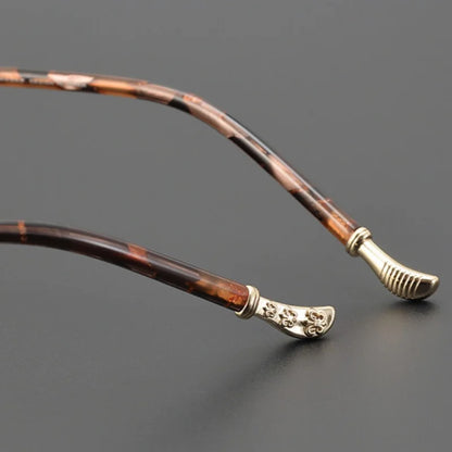 Eyeglass Frame For Men Titanium Acetate Designer Luxury Brand Women Myopia Reading Titanium Eyeglasses Prescription Eyewear