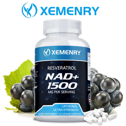 NAD + Resveratrol - Anti aging, Boost Energy, Promotes Cell Repair and Skin Health