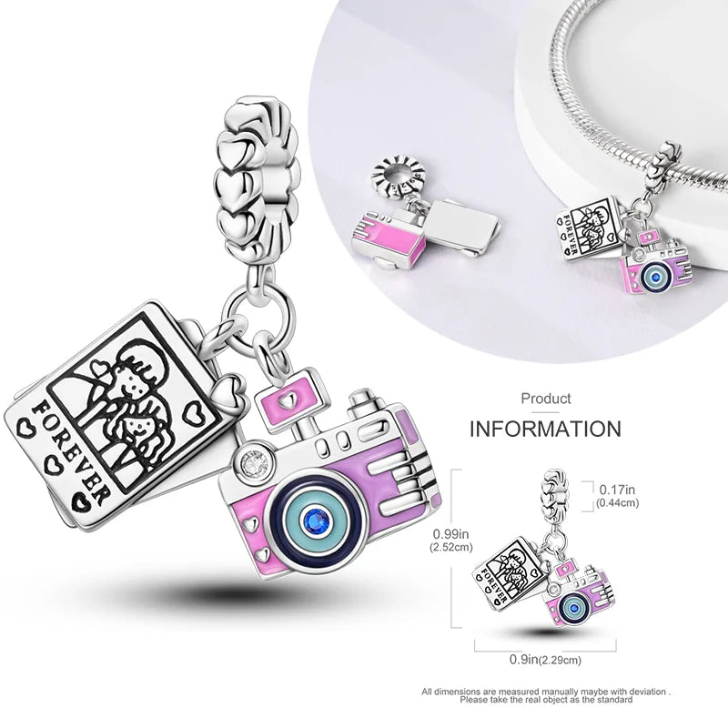 Hot Sale 925 Silver Charms Beads Perfume Animal Butterfly Pendants Fit Original Bracelet DIY Jewelry