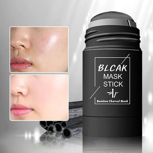 Solid facial mask Stick Green Tea Honey Peach Cleaning Pore Moisturizing Long Charcoal Eggplant Mud Film