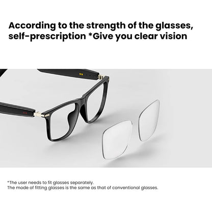 New M01 Smart Glasses Bluetooth Sunglasses AI Translation Blue Light Filter Polarized Lenses Open Music Holiday Gift