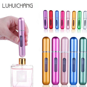 8Ml/5Ml Mini Bottle Refillable Perfume Spray With Spray Scent Pump Empty Cosmetic Containers Portable Atomizer Bottle