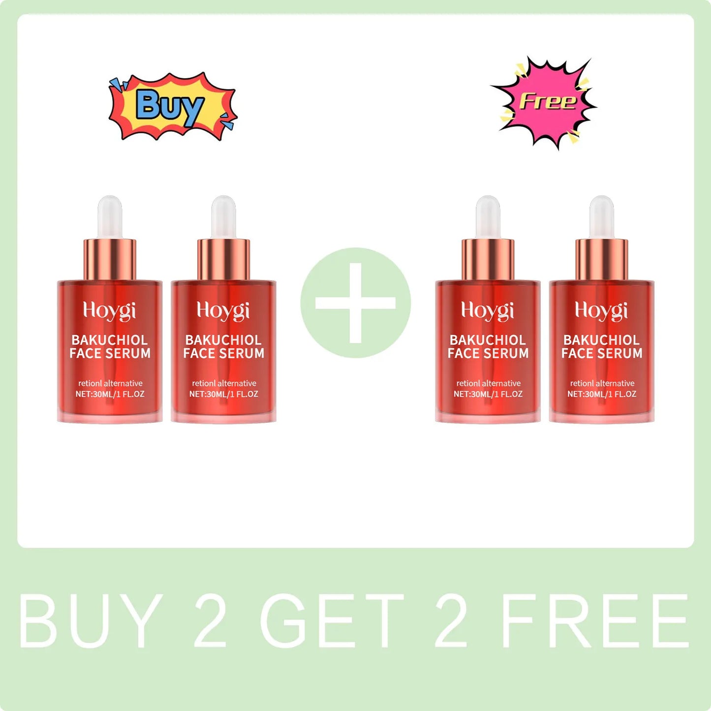 Bakuchiol Face Serum Anti Aging Lifting Firming Remove Fine Lines Skin Rejuvenation Brightening Hydrating Retinol Face Essence