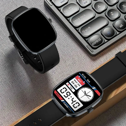 1.83'' Waterproof Smart Watch with Message Answer Call Sleep Monitoring Sports Pedometer Information Alerts for IPhone Android