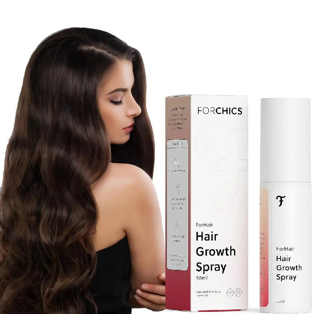 Forchics Anti-Hair Loss Products Hair Growth Natural Essence Spray Repair Damage Frizzy Scalp Hair Root Shiny Essence Hair Care