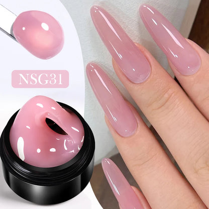 Born Pretty 15ml Aurora 3D Shaping Non Stick Hand Nail Extension Gel Soak Off UV LED For Nail Building Manicure Construction Gel