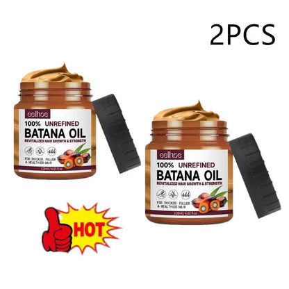 2PCS 100% Pure Batana Oil for hair growth Batana Oil Butter Hair Mask From Honduras Hair Loss Treatment For Black Men & Women