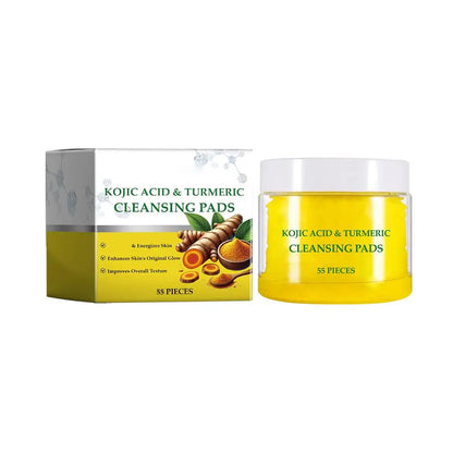 Turmeric Kojic Acid Cleansing products Exfoliating Cleansing Pads Skin Care oil-control Lemon Kojic Acid Soap Daily Cleansing