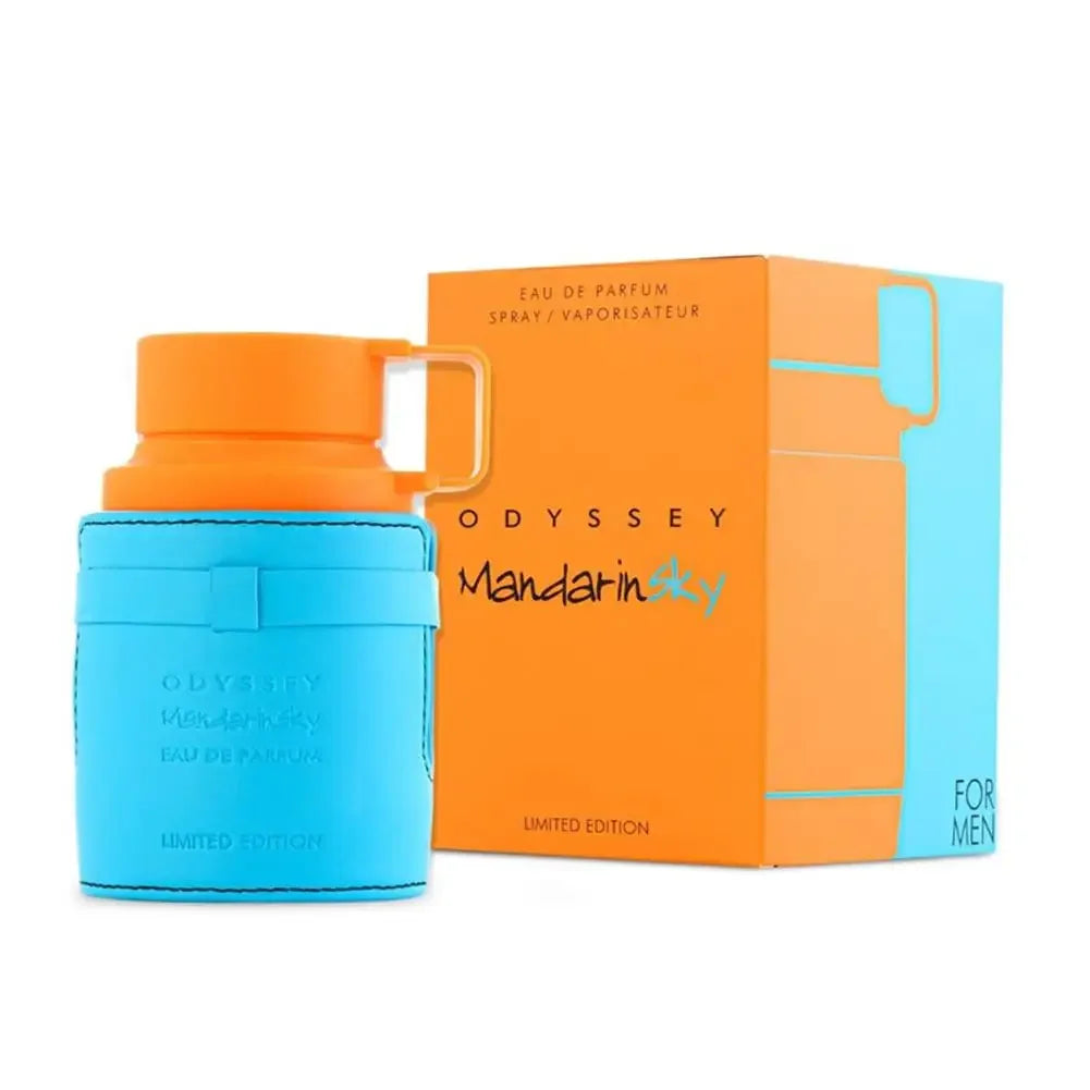 100ml  Original Fragrance Mandarin Sky for Men EDP 3.4 Oz Limited Edition Arabic Perfume Spray Fragrance Perfect Birthday Gift