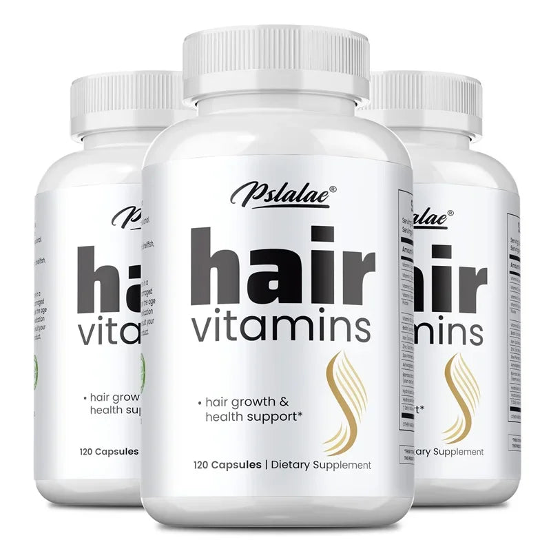 Hair Vitamins - Nourishes The Scalp, Antioxidant Protection, Promotes Natural Hair Growth and Immune Health, Non-GMO