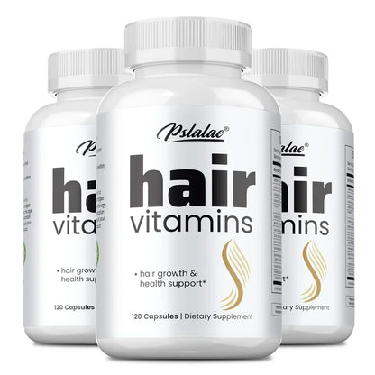 Hair Vitamins - Nourishes The Scalp, Antioxidant Protection, Promotes Natural Hair Growth and Immune Health, Non-GMO