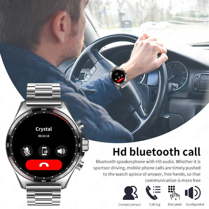 2024 New Outdoor Sports GPS Smart Watch Men Bluetooth Call Smartwatch Health Monitoring Compass IP68 Waterproof Watches Men